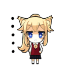 Cute fox girl (かわいいキツネの少女)（個別スタンプ：31）