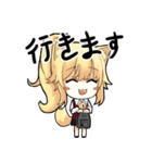 Cute fox girl (かわいいキツネの少女)（個別スタンプ：32）