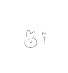 世の中の全てを悟ったうさぎちゃん（個別スタンプ：2）