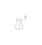 世の中の全てを悟ったうさぎちゃん（個別スタンプ：6）