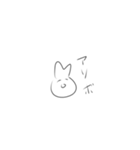 世の中の全てを悟ったうさぎちゃん（個別スタンプ：7）