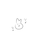世の中の全てを悟ったうさぎちゃん（個別スタンプ：9）