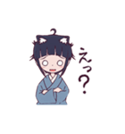 和風着物娘スタンプ（個別スタンプ：10）