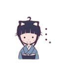 和風着物娘スタンプ（個別スタンプ：15）