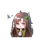 フルーツ ガール 1（個別スタンプ：1）