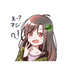フルーツ ガール 1（個別スタンプ：19）
