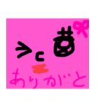 りぼんピンクちゃんの可愛い日常（個別スタンプ：8）