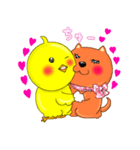 美濃柴犬ちゃんとヒヨコちゃん（個別スタンプ：6）