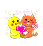 美濃柴犬ちゃんとヒヨコちゃん（個別スタンプ：8）