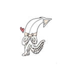 イカ＆たこ（個別スタンプ：10）