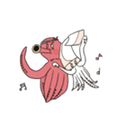 イカ＆たこ（個別スタンプ：14）