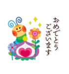 敬語＊お花あふれるかわいい世界（個別スタンプ：19）