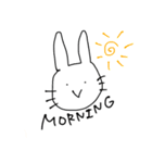 英語なうさぎ（個別スタンプ：1）