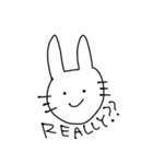 英語なうさぎ（個別スタンプ：5）