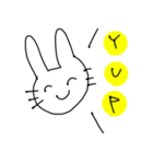 英語なうさぎ（個別スタンプ：6）