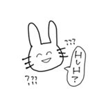 英語なうさぎ（個別スタンプ：8）