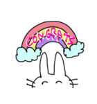 英語なうさぎ（個別スタンプ：9）