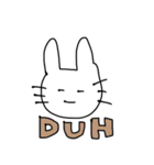 英語なうさぎ（個別スタンプ：11）