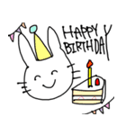 英語なうさぎ（個別スタンプ：14）