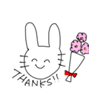 英語なうさぎ（個別スタンプ：16）