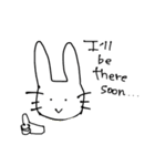 英語なうさぎ（個別スタンプ：18）