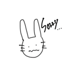 英語なうさぎ（個別スタンプ：23）