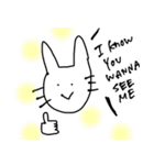 英語なうさぎ（個別スタンプ：30）
