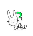 英語なうさぎ（個別スタンプ：34）