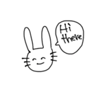 英語なうさぎ（個別スタンプ：35）