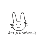 英語なうさぎ（個別スタンプ：38）