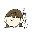 JK！。な女の子。（個別スタンプ：3）