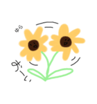 いつでも使えるお花たち（個別スタンプ：3）