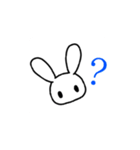 落書うさぎ（個別スタンプ：6）