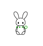 落書うさぎ（個別スタンプ：8）