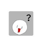 口からケチャップくん/初めてのケチャップ（個別スタンプ：15）