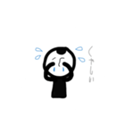 感情物語真っ黒マン（個別スタンプ：5）