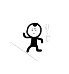 感情物語真っ黒マン（個別スタンプ：7）