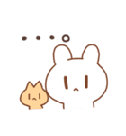 ゆるめのうさねこ（個別スタンプ：6）