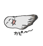 朗らかな牡蠣【まあまあ使える日常会話編】（個別スタンプ：12）