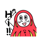 全力ハッピーだるマン（個別スタンプ：1）