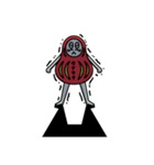 全力ハッピーだるマン（個別スタンプ：35）