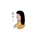 丸目女子（たまに男子）（個別スタンプ：5）