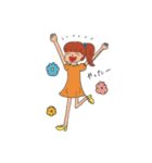 丸目女子（たまに男子）（個別スタンプ：32）