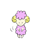 ひつじまゆげ1 くせつよ岡山弁（個別スタンプ：3）