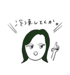 意外に使える女の子：食べ物に思いをはせる（個別スタンプ：26）