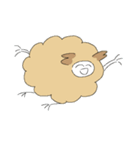 二足立ちの羊ちゃん（個別スタンプ：1）