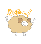 二足立ちの羊ちゃん（個別スタンプ：31）