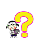 テニス部あいさつスタンプ（個別スタンプ：17）