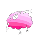 二足立ちの羊ちゃん（グラデピンク）（個別スタンプ：30）