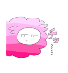 二足立ちの羊ちゃん（グラデピンク）（個別スタンプ：32）